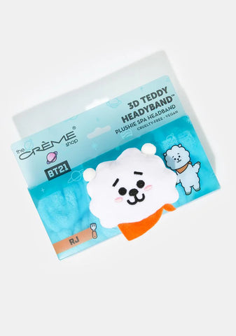 X BT21 RJ 3D Blue Teddy Headband