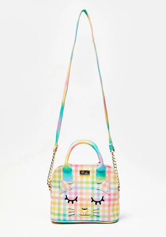Kitsch PVC Dome Crossbody Bag
