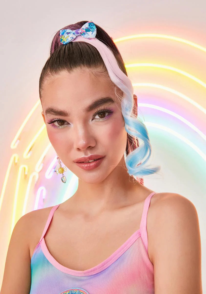 Rainbow Chaser Bow Hair Extension