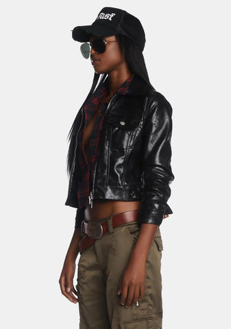 Discretion Crop Jacket