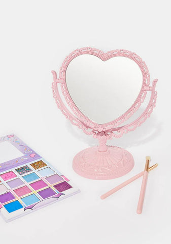 Fall In Love Heart Vanity Mirror