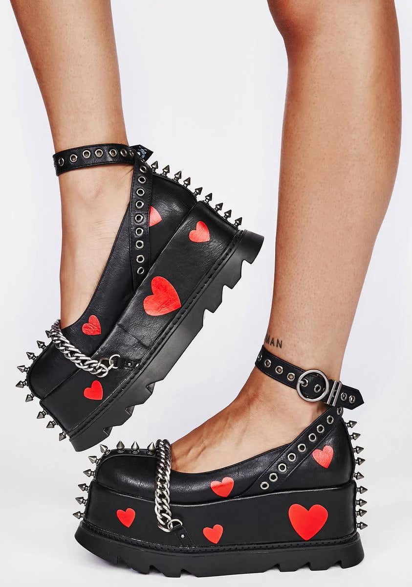Electric Loving Platform Mary Janes
