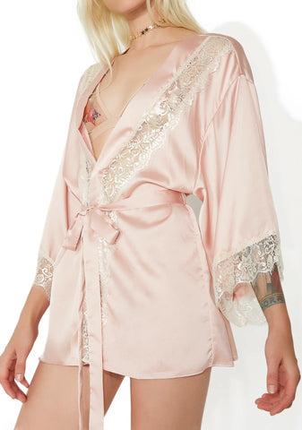 Modern Venus Satin Robe