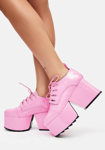 See You Again Platform Mary Janes