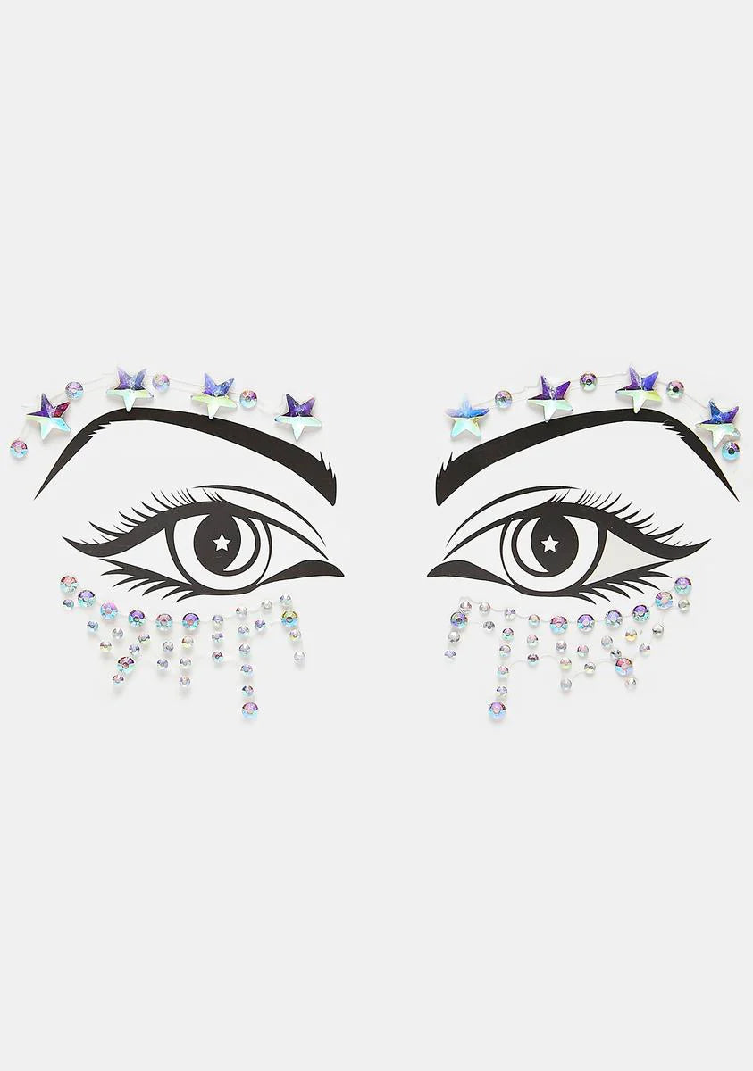 Crystal Visions Iridescent Face Jewel