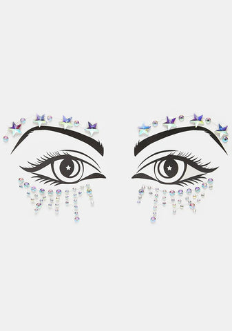 Crystal Visions Iridescent Face Jewel