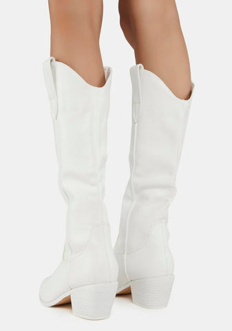 Pearl Romance Rodeo Cowboy Boots