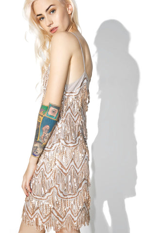 Zelda Fringe Mini Dress