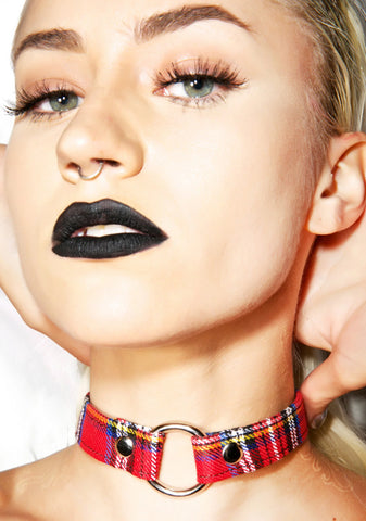 Plaid Ass Choker