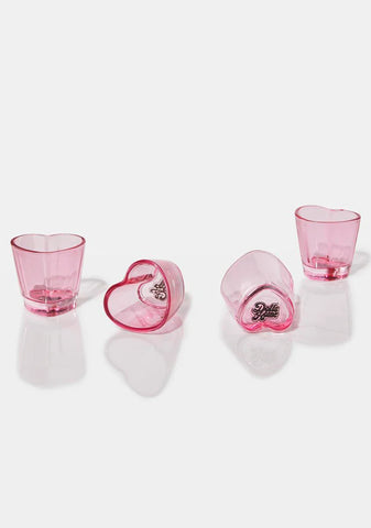 Playing With My Heart Shot Glass Set