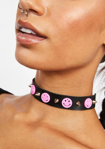 Baby Smiling Is Overrated Spike Choker