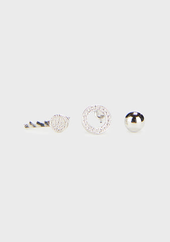 Fierce Diamond Earring Set