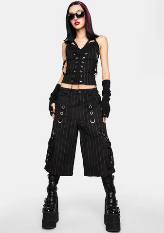 Stripe Voidoid Corset Top