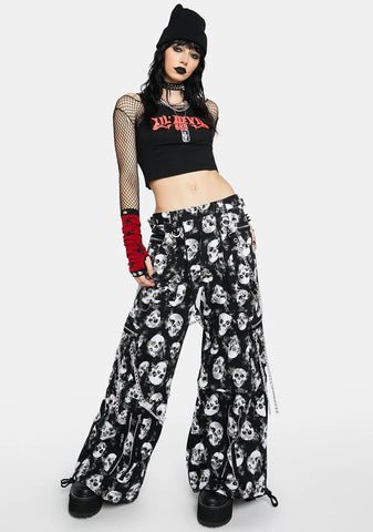 Chain To Chain Skull Pants
