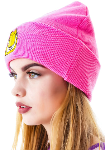 x Garfield Beanie - Pink