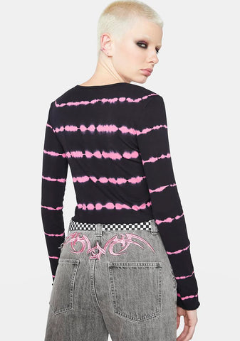 Talk Is Cheap Tie Dye Tee