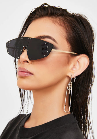 Wicked Hard To Catch Aviator Sunglasses