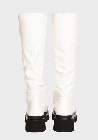 So Misunderstood Lace Up Boots