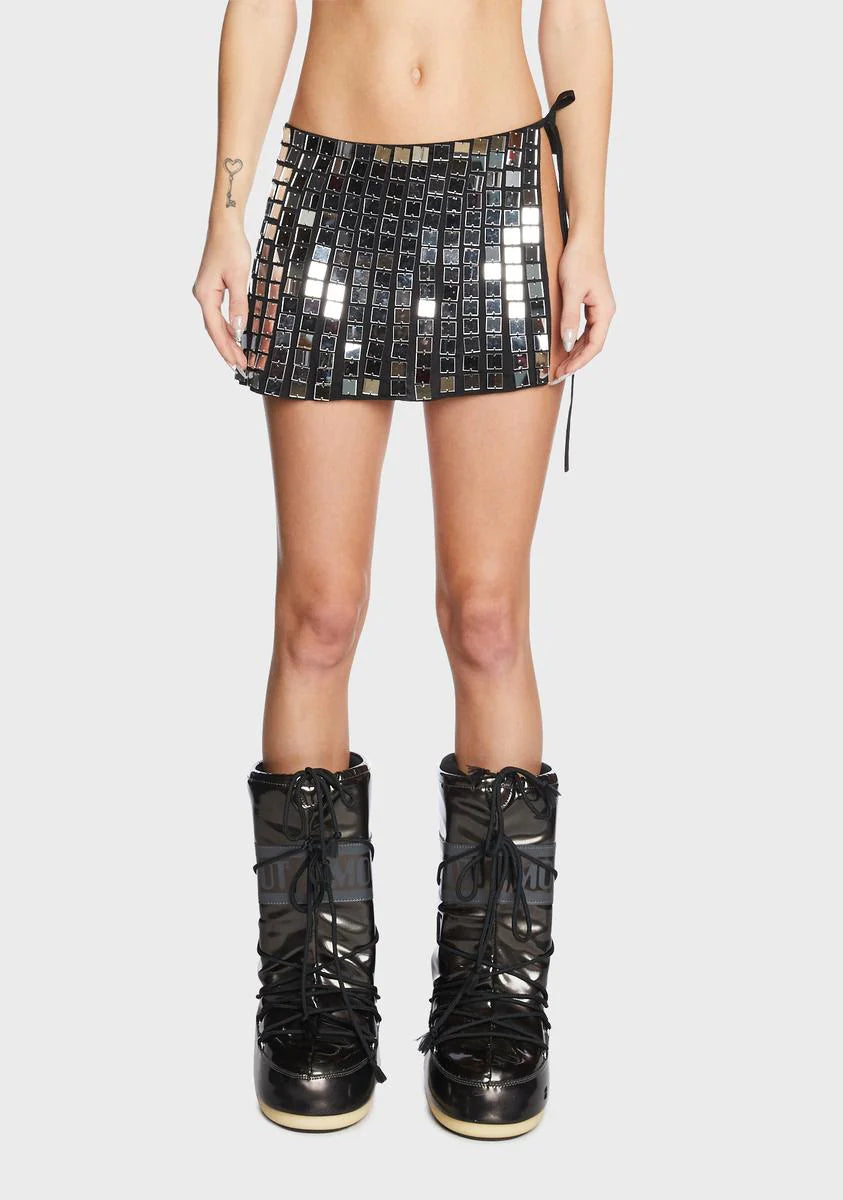 Molly Mirror Wrap Skirt