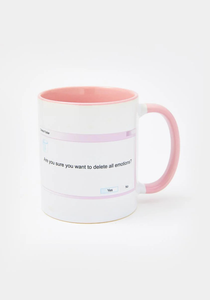 Delete All Emotions Mug