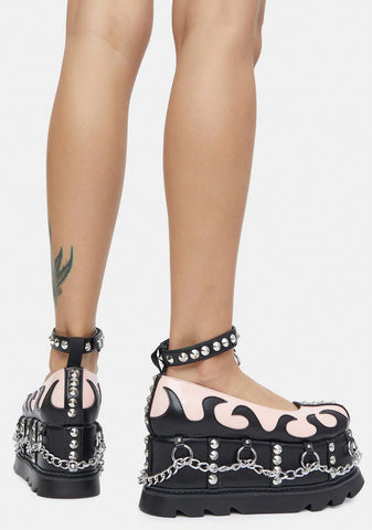 Tattoo Chain Mary Janes