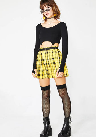 Sunny Dress Code Plaid Skirt