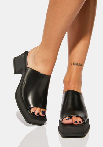 Hennie Platform Mules