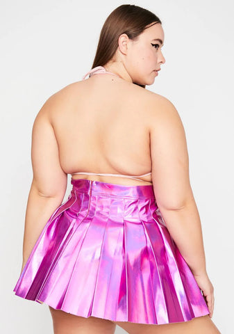 Sweet Divine Space Vixen Metallic Skirt