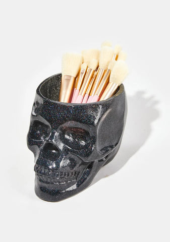 Dead Things Grow Skull Organizer Cup