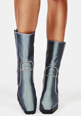 Slick Tricks Colorblock Booties