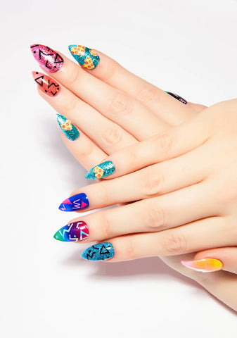 x OG Nails LA 80's Press On Nail Set