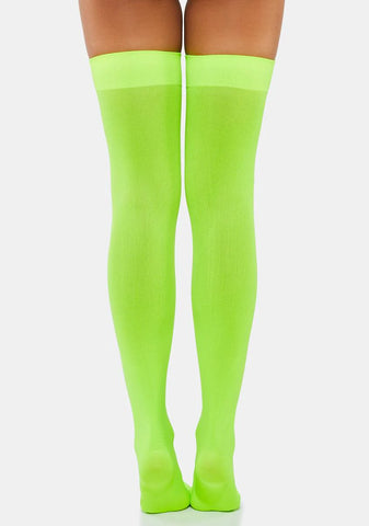 Slime Angel Of Mine Sheer Thigh Highs