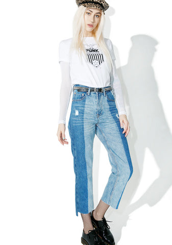 Off Chance Paneled Jeans