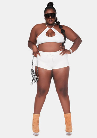 Plus Blanc Not Playing Games Lounge Shorts