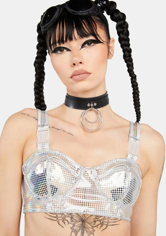 Electric Heart Light Up Bustier