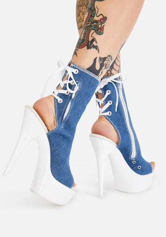 Slay The Scene Platform Heels
