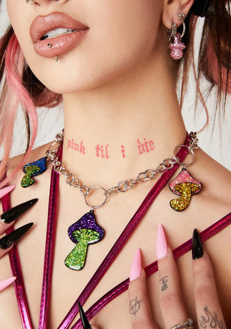 Trip On This Mushroom Necklace