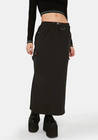 Shadow Gone Backpacking Maxi Skirt
