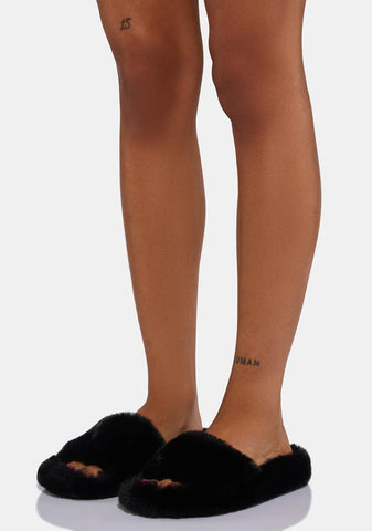 Break Of Day Faux Fur Slippers