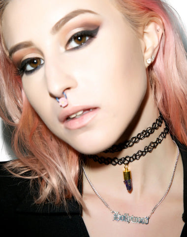 Hollywood Nameplate Choker