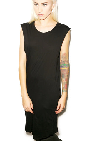 Knomad Muscle Long Tee - White