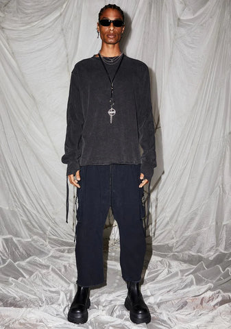 Reverb Unisex Ruched Sleeve T-Shirt