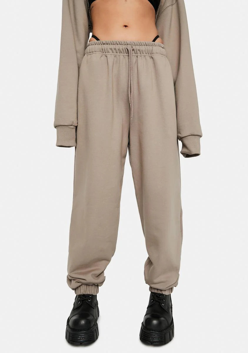 Mocha Newness Jogger Pants