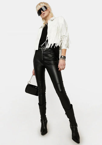 No One's Business Vegan Leather Jacket