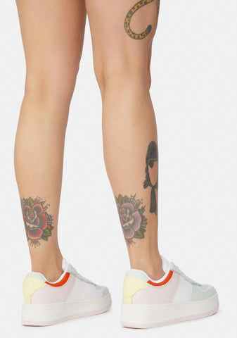 Mint Make It Real Platform Sneakers