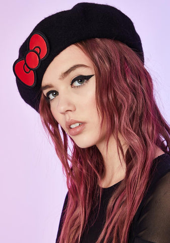 Cupcake Chaos Bow Beret