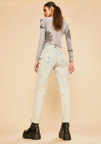 Paint The Town Mom Jeans