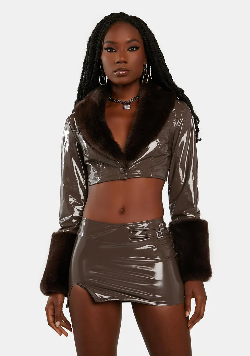 Sienna Total Blush Cropped Jacket