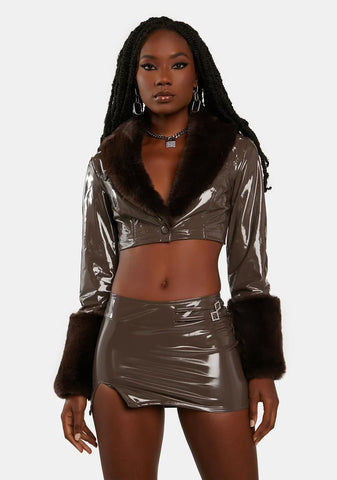 Sienna Total Blush Cropped Jacket