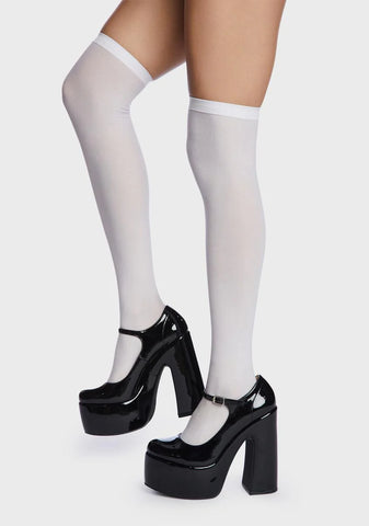 Wish I Could Platform Mary Janes